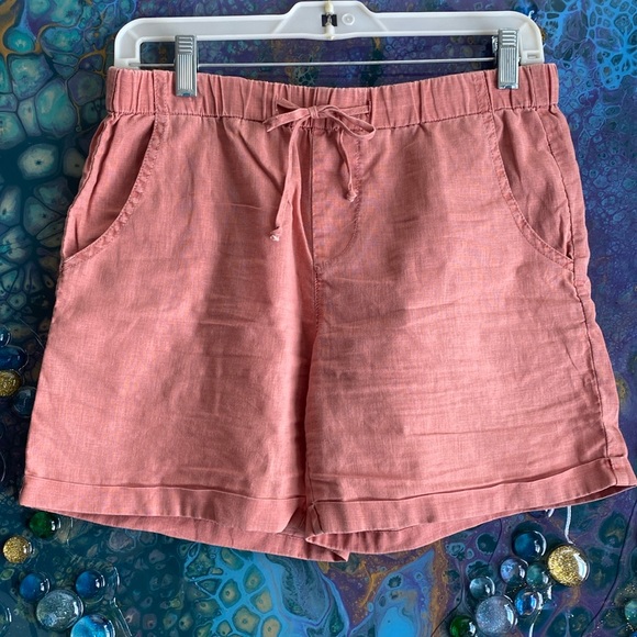XCVI Quincy Linen Blend Shorts - Picture 2 of 7